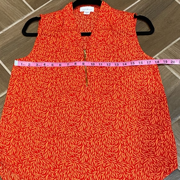 Jocelyn Smith Red Blouse Size: Small - Picture 9 of 10